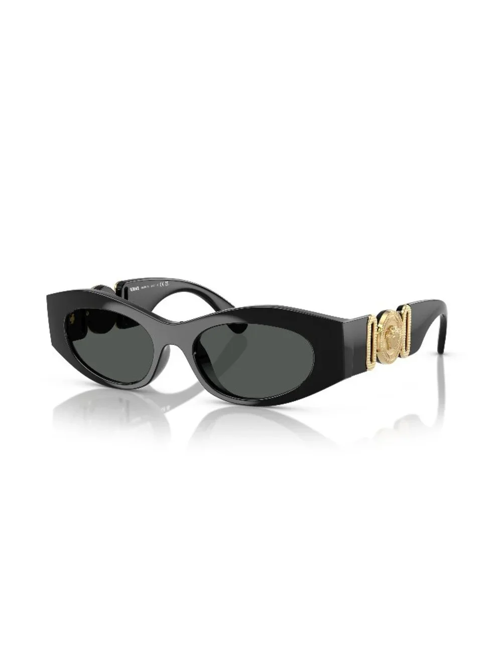 New Versace Women's Sunglasses Black Injected Frame VE4480U GB1 87 51